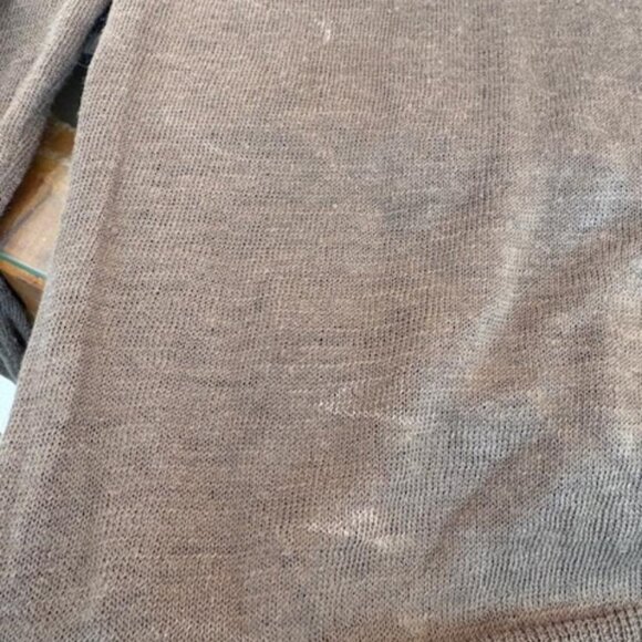 Womens Skull Cashmere Green W/Gold Beaded "Skull" Sweater M - Picture 7 of 7